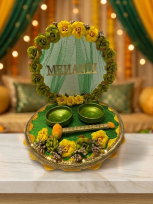 Mehendi Decor Platter